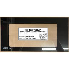 F31468F70BQP DOOR SCREEN PANASONIC NN-ST669 F31468F70BQP DOOR SCREEN PANASONIC NN-ST669