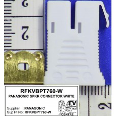 RFKVBPT760-W PANASONIC SPKR CONNECTOR WHITE RFKVBPT760-W PANASONIC SPKR CONNECTOR WHITE