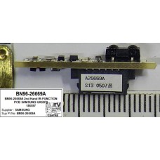 BN96-26669A 2nd Hand IR-FUNCTION PCB SAMSUNG UA55F8 BN96-26669A 2nd Hand IR-FUNCTION PCB SAMSUNG UA55F8